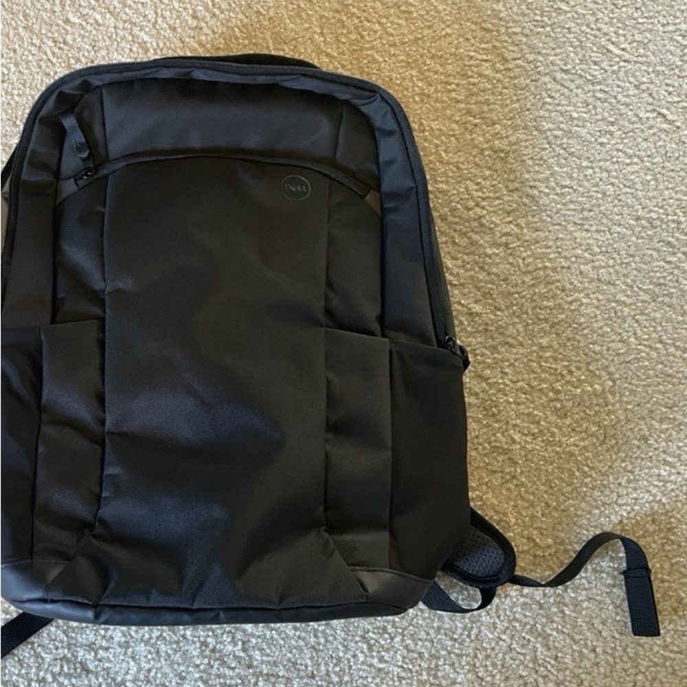 Dell Black Solid Laptop Backpack
